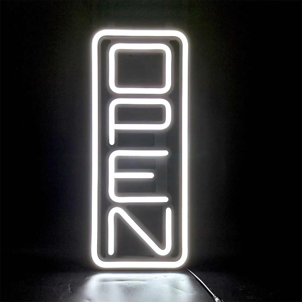 wholesale-open-sign-8''x19''-rectangle-shape-white-color-neon-open-sign-business-lighting-steady-light-up-with-worldwide-adapter