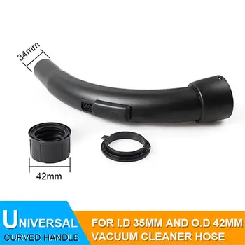 

New 34mm Vacuum Cleaner Hose Handle Plastic Bent And Curved Filter Nozzle Spare Connector Pipe Nozzle Vacuum Replacement Parts