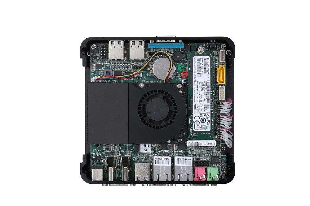 QOTOM Mini PC Q515P Celeron 3865U AES-NI 4 COM WIFI for home/office/bank Desktop Computer 4
