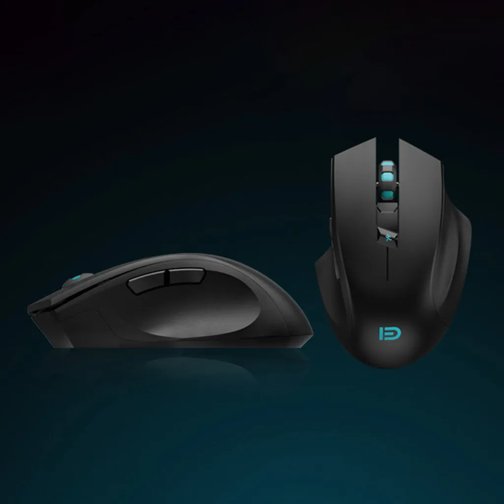Беспроводная игровая мышь Ouhaobin 2 4G 2400DPI для ПК ноутбука компьютера эргономичная