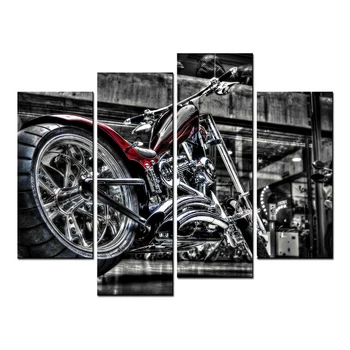 

Motorcycle Landscape 4pcs set DIY diamond embroidery 5d diamond Painting full square/round diamond mosaic needlework home decor