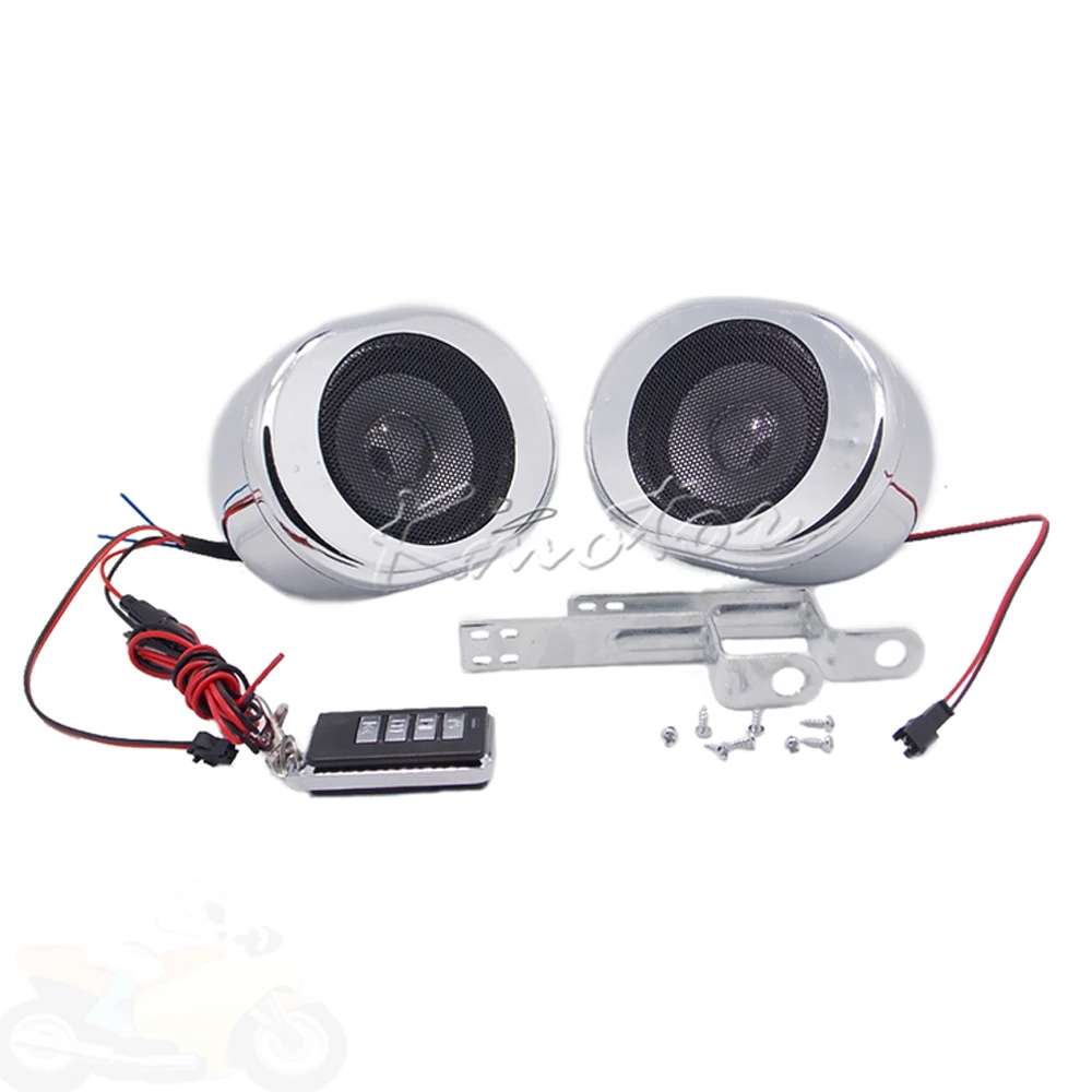 Хромированный мотоцикл MP3 динамик Противоугонная сигнализация дистанционное