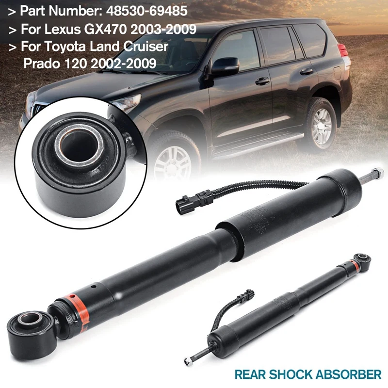 48530-69485 2 шт. Автомобильный задний амортизатор для Lexus GX470 для Toyota Land Cruiser Prado 120 2002-2009