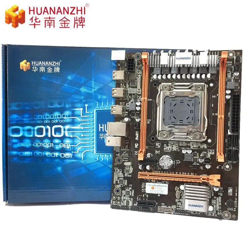 Новая HUANANZHI X79 материнская плата X79-4M 4M M-ATX USB2.0 SATA2 PCI-E SSD 32G поддержка REG ECC Xeon E5 CPU LGA 2011