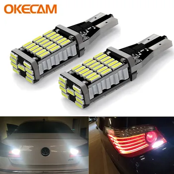 

2x Canbus No Error Led W16W T15 Backup Reverse Light Lamp For Volkswagen VW Passat B7 T15 W16W LED 4014 Chip 12V Car Styling