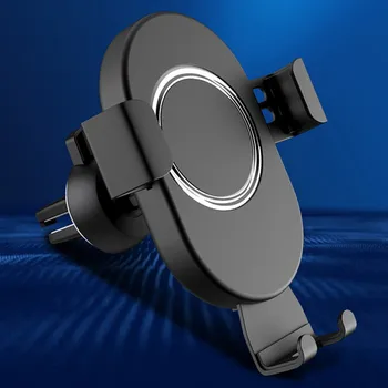 

Wireless Charging While Navigation Air Vent Mount Anti-slip Phone Holder Multifunction Phone Bracket