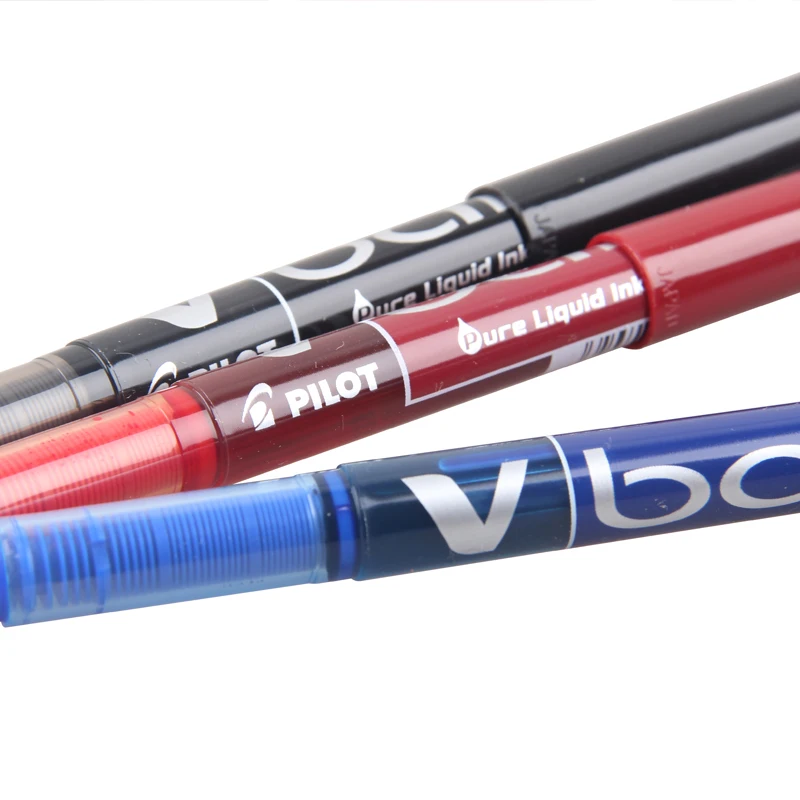 LifeMaster Pilot V Ball BL VB5 чистые жидкие чернила гелевая ручка черный/синий супер плавные