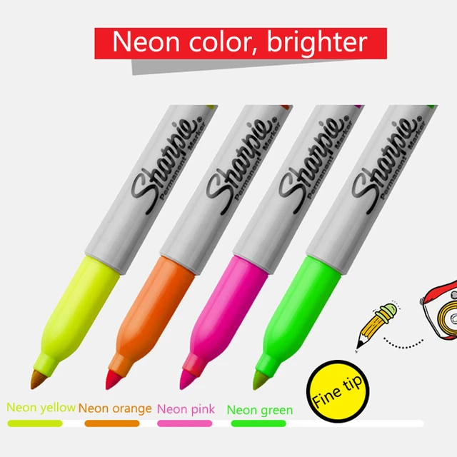 Fine Marker 4-pack Neon