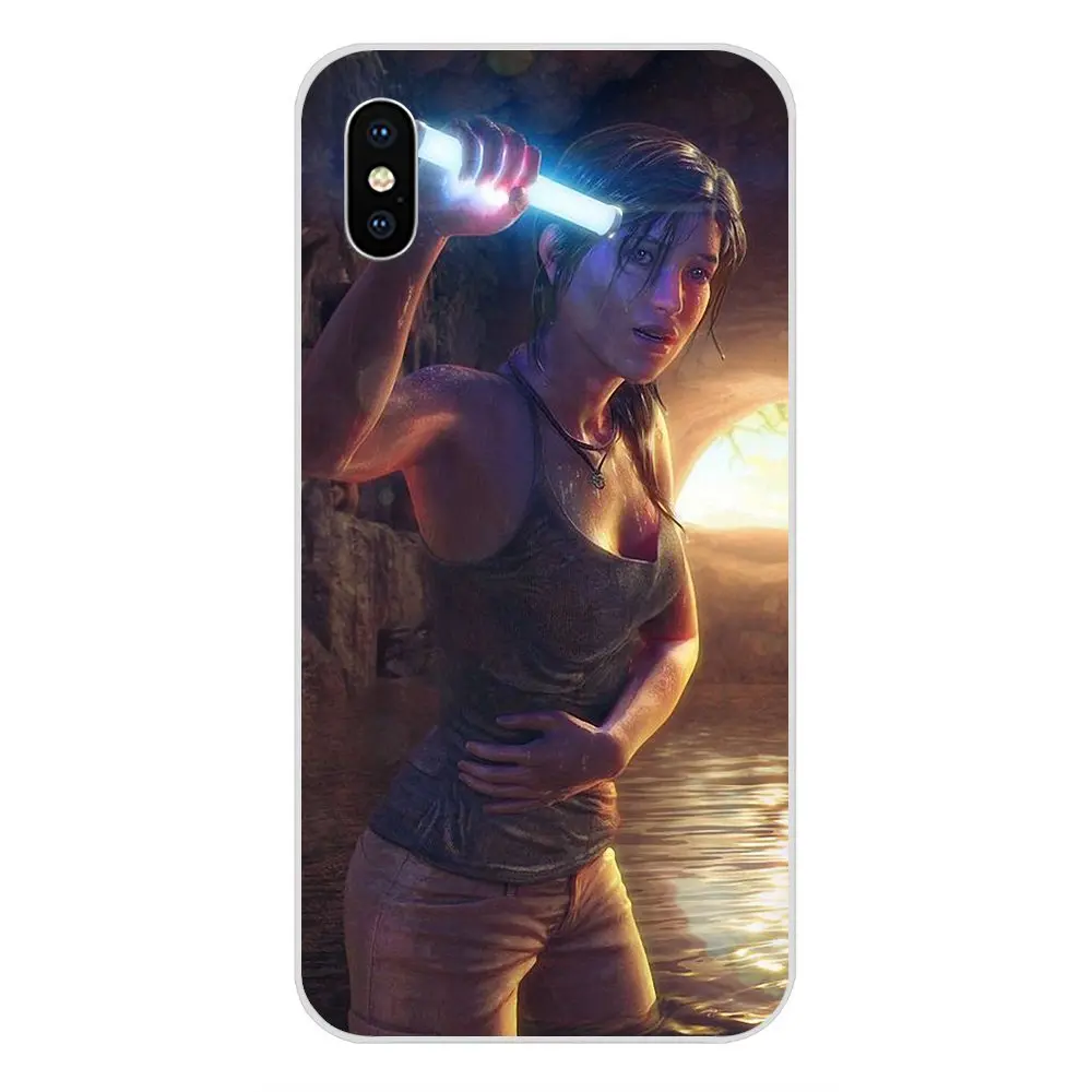 Tpu телефон чехол для Huawei P7 P8 P9 P10 P20 P30 Lite Mini Plus Pro Y9 Prime P Smart Z Tomb Raider Lara Croft игра - Цвет: as picture