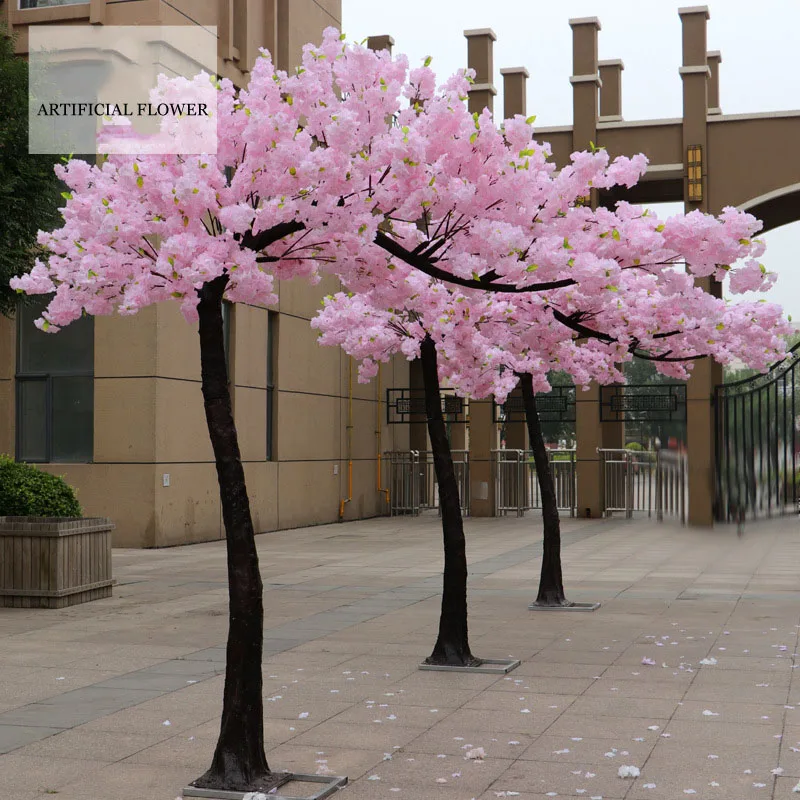 New Artificial Flower Cherry Blossom Wishing Tree Christmas Decor Wedding  Table Centerpiece Hotel Store Home Display