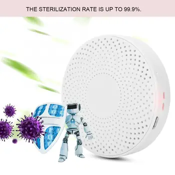 

USB Charging Portable Ozone Generator Sterilizer Air Purifier Odor Removal Disinfection Smoke Dust Purification Uv Sterilizer