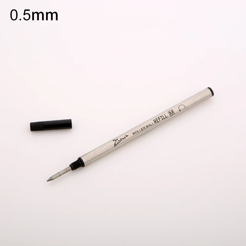 5pcs/lot Blue Ink Refills for Picasso Pimio Rollerball Pen High Quality Switzerland Tip Roller Ball Refill 0.5mm Screw Type 4
