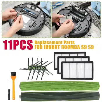 

Dust Bag Rolling Brush Hepa Filter Side Brush suit for iRobot Roomba S9 S9+ s Series Robot Vacuum Cleaner Replacement Spare