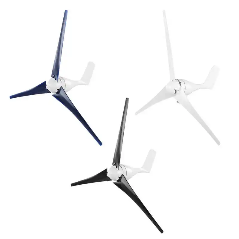 White 12V 1200W Small Wind Generator Turbines Kit 3 Blades Generator Power Parts Turbines Kit for Marine Home Charging White 12V 1200W Small Wind Generator Turbines Kit 3 Blades Generator Power Parts Turbines Kit for Marine Home Charging