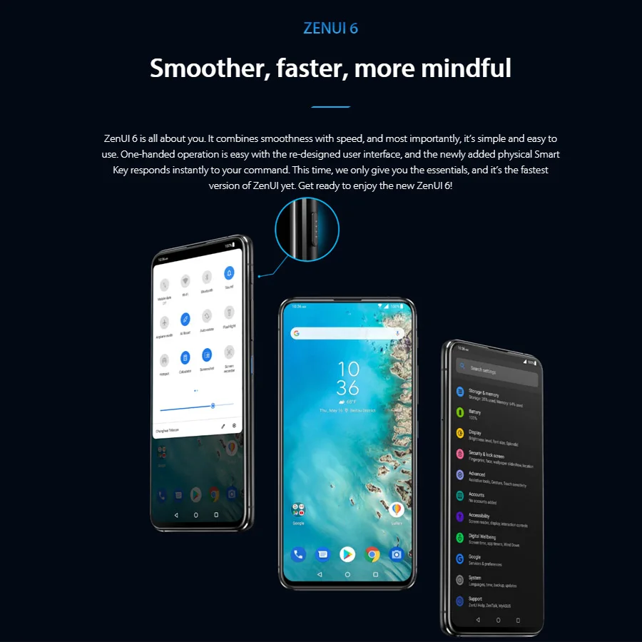 Asus Zenfone 6 ZS630KL мобильный телефон с 4 дюймовым дисплеем восьмиядерным процессором