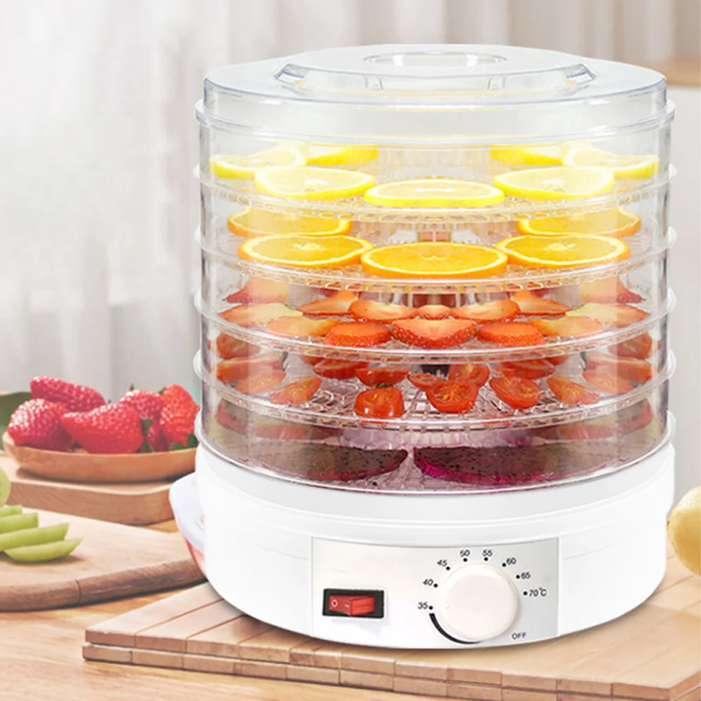 

JuneJour Electric Food Dehydrator Machine Fruit Beef Jerky Herbs Pet Food Dry Machine Electric Food Dehydrator Preserver