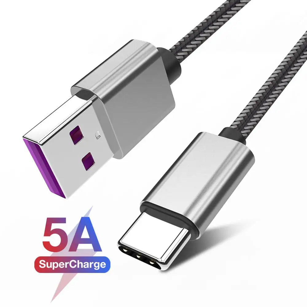 MOXOM USB C кабель 5A Supercharge usb type C кабель для huawei p20 lite Быстрая зарядка быстрое зарядное устройство кабель для samsung S9 8 Note 9
