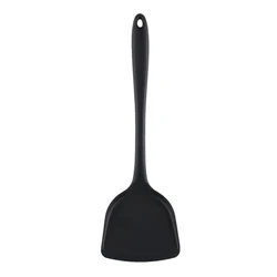 Heat-Resistant Non-Stick Silicone Cooking Spatula (Black)