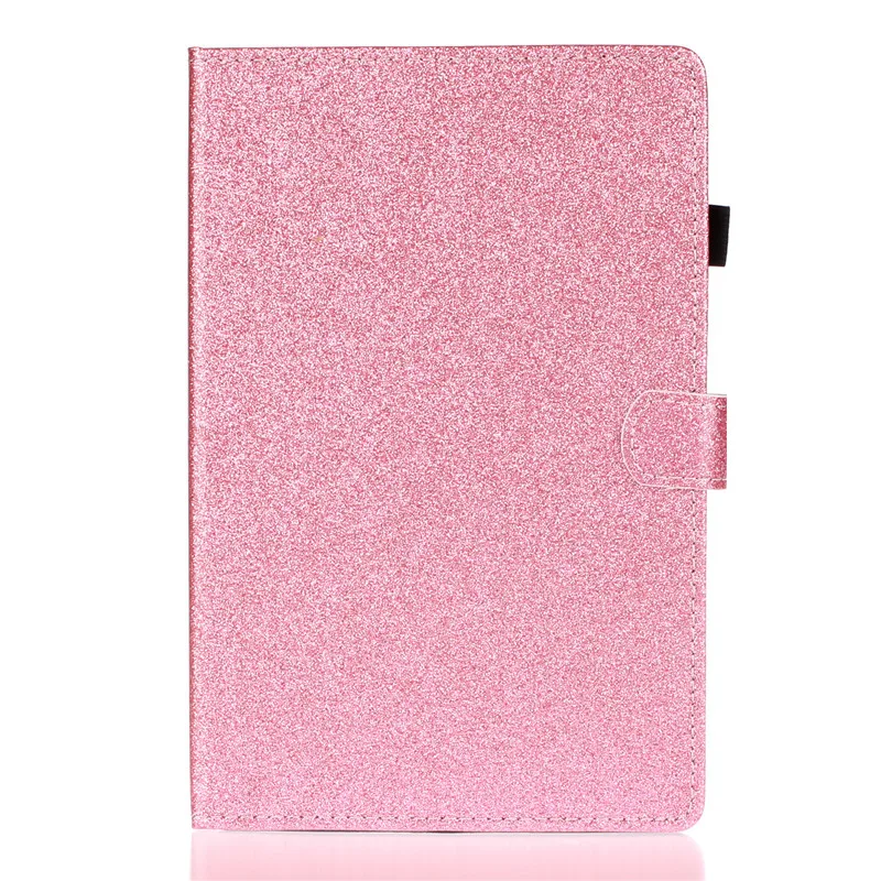 Pink Чехол для iPad 7-го поколения, блестящий флип-кошелек, подставка для планшета, чехол для Apple iPad 10,2, чехол, Funda A2200, A2198, A2232 - Цвет: Pink