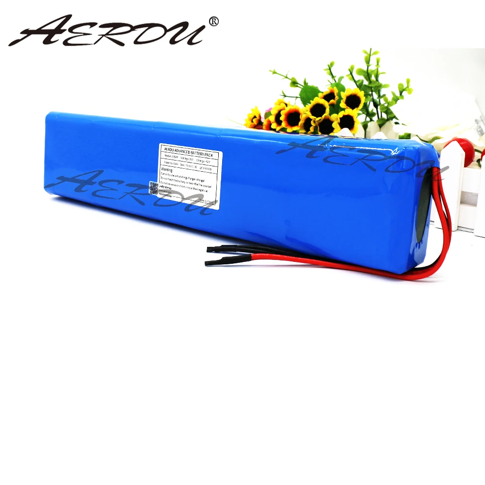AERDU 36V 10S4P 10Ah 42V 18650 Strip lithium ion battery pack For ebike electric car bicycle motor scooter with 20A BMS 600Watt