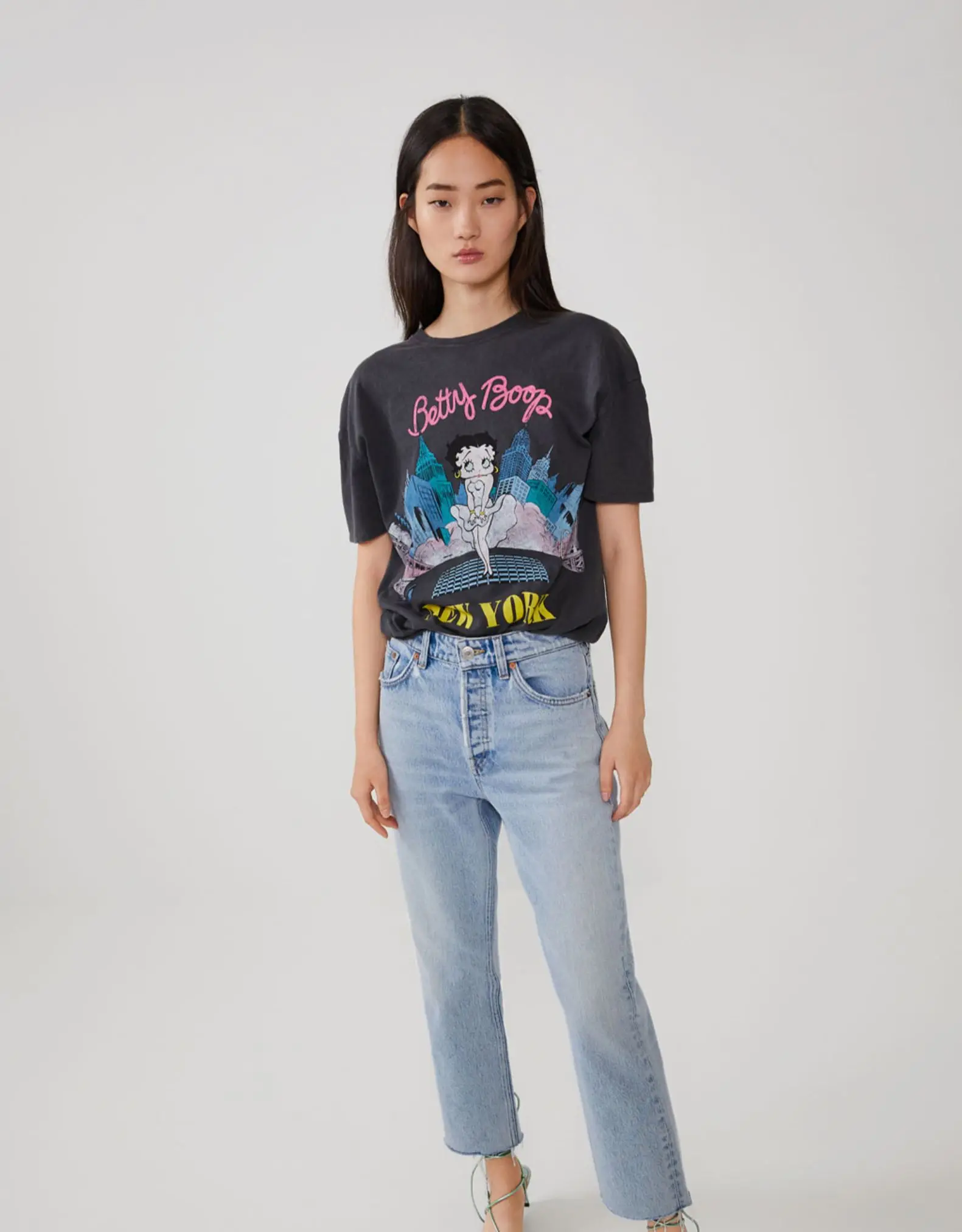 Cool Printed Short Sleeve Loose-fit 