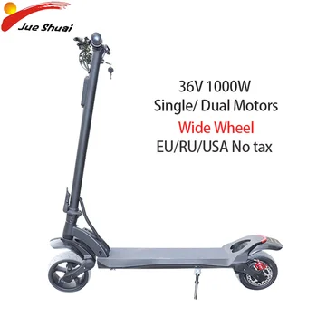 

36V Electric Scooter for Adults 500W 1000W Dual Motors 10cm Wide Wheel E Scooter Foldable Hoverboard Patinete Electrico Adulto