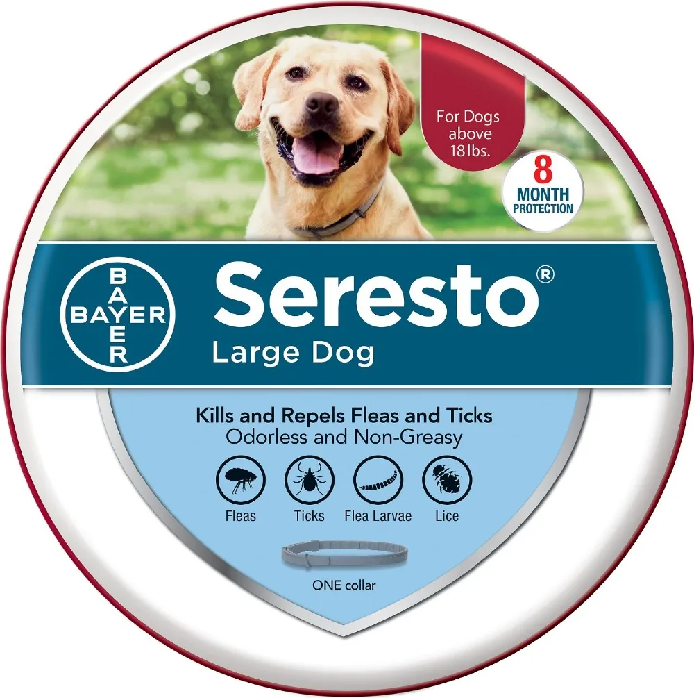 Seresto-Collar de prevención de pulgas y garrapatas para perros y gatos, repelente de mosquitos, suministros para mosquitos, 8 meses