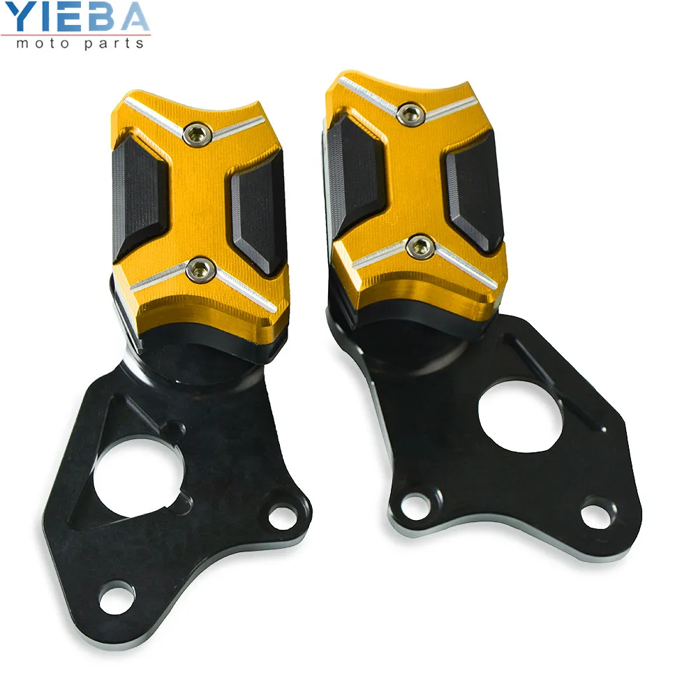 Мотоцикл для Honda CBR1000RR CBR 1000 CBR1000 RR 2008 2009 2010 2011 2012-2013 рамка Краш колодки чехол для двигателя ползунки протектор - Цвет: Золотой