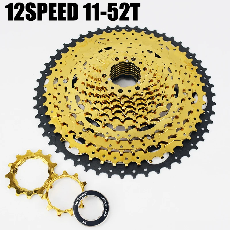 

11T 13T 15T 17T 19T 21T 24T 28T 52T 12 Speed Steel MTB Cassette Freewheel Parts