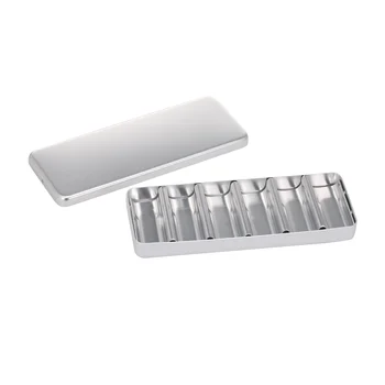 

6 Blocks Dental Bur Organizer Holder Sterilizer Dental Supplies Tools Dentist Use Case Box Rack Drill Bit Holder Block