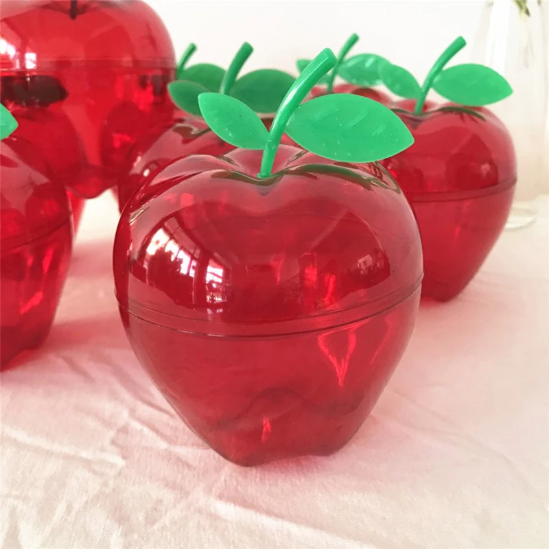 20 шт пластиковые контейнеры для яблок игрушка шоколад/коробка для конфет Свадебные сувениры контейнер маленькие коробки для сладостей подарок на день рождения