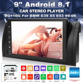 

1 din 9" Android 4 Core Car Multimedia Player Auto Radio Stereo DVD Player Touch Screen GPS bluetooth FM for BMW E39 E53 X5 M5