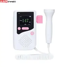 Фетальный допплер OLED FHR 2 режима монитор сердечного ритма для беременных мам 2,5 МГц зонд Водонепроницаемый Будильник встроенный динамик