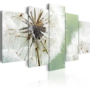 

Wall Decor Art Full Round Drill 5D DIY Diamond 5 Pcs Painting Dandelion Pictures Abstract Embroidery Mosaic Cross Stitch Craft