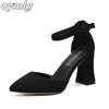 Spring summer new 2022 fine with single shoes shallow mouth ladies pointed sandals women fashion comfortable high heels ► Photo 1/6