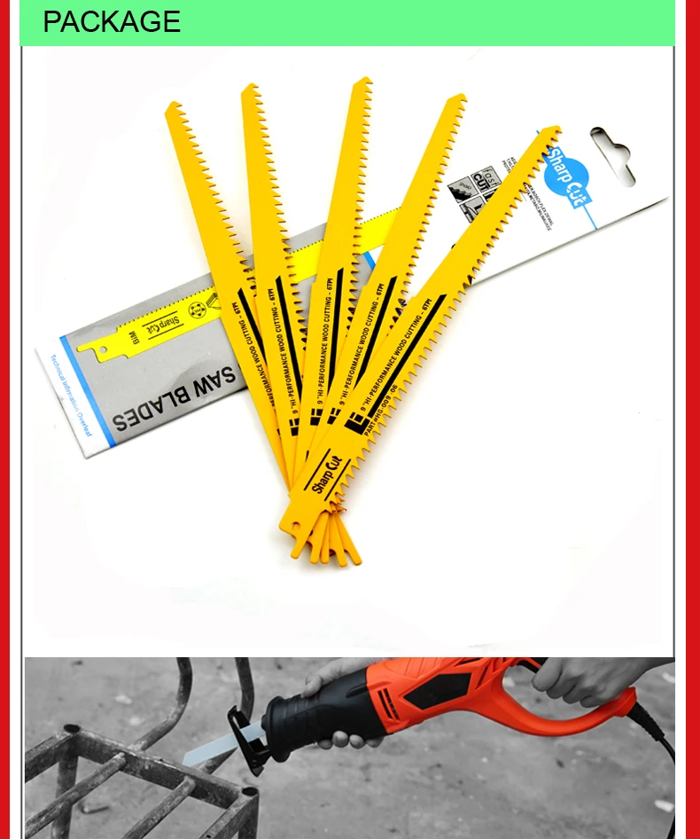 9-6T 4 reciprocating saw blade