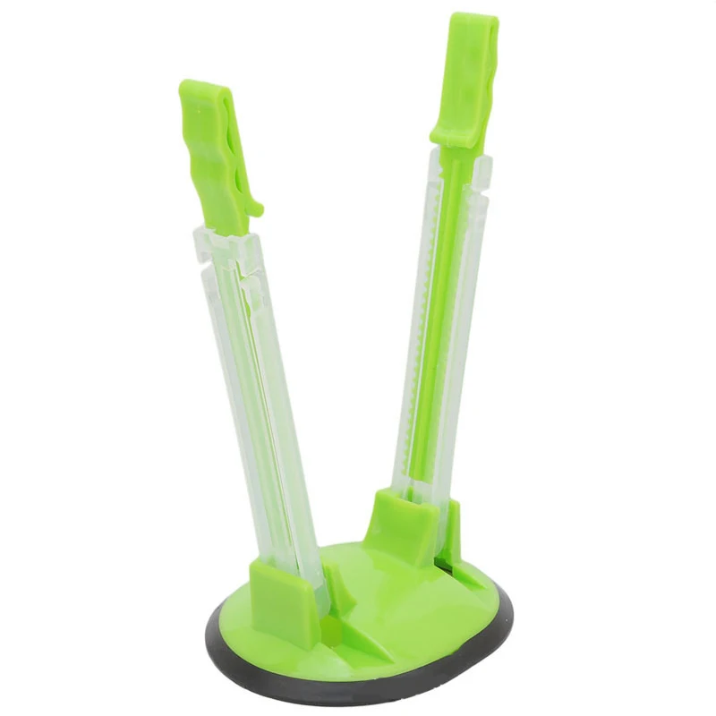 1 PCS Adjustable bag holder rack non-slip ziplock bag storage bag holder bag clip hands-free plastic rack kitchen bag rack 3