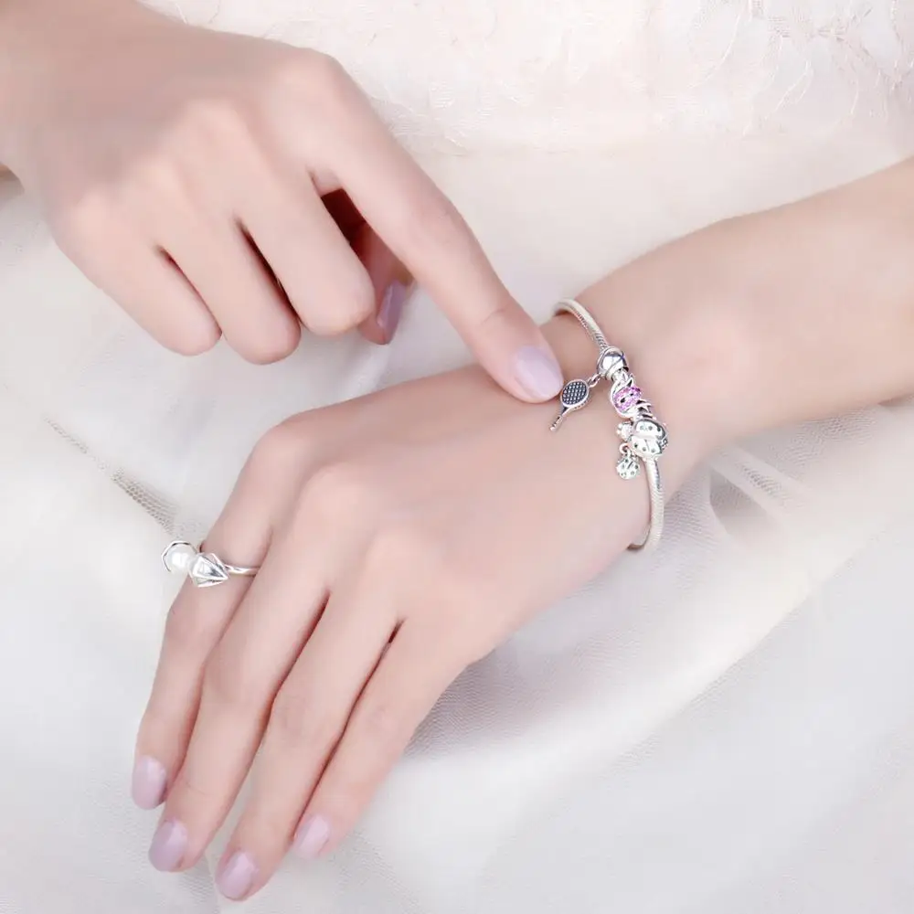 JewelryPalace Божья коровка серебряные бусины 925 пробы Подвески Серебро оригинал для