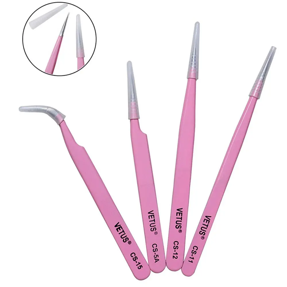 

Professional Eyelash Tweezers Makeup False Eyelashes Tweezer Volume 3D Tool Set Special For Eyelash Extension CS