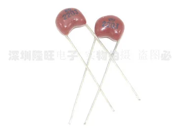 

220p 220pF high voltage direct insertion precision silver mica capacitor