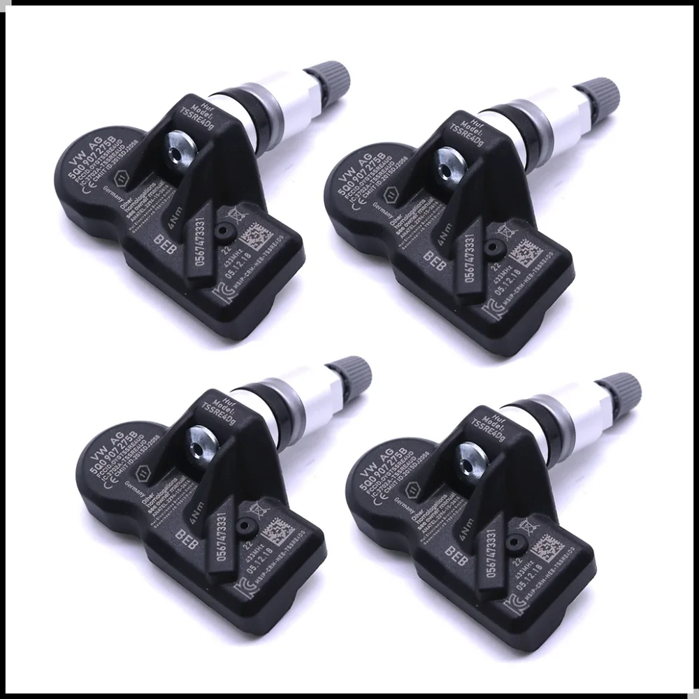 Для 2015-2022 Volkswagen Touran 433 МГц датчик TPMS Датчик давления воздуха в шинах 5Q0907275 5Q0907275B |
