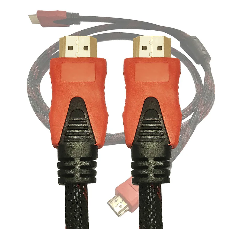 Компьютерный кабель HDMI кабель 3 м HD HDMI кабель HDMI компьютерный Соединительный кабель черный красный сетевая версия 1,4 KY304-3M