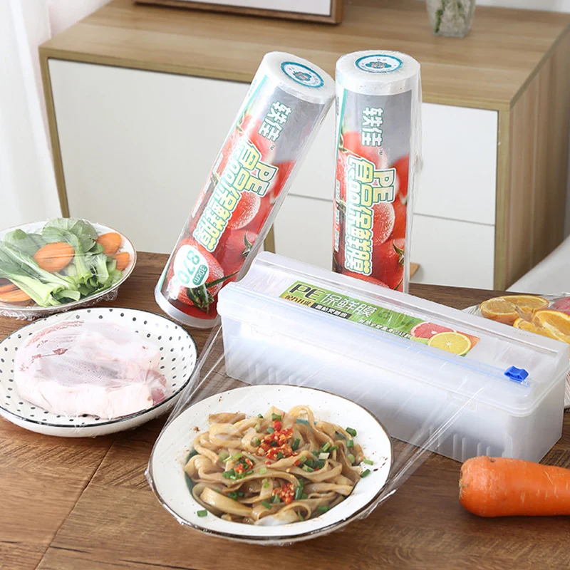 per cucina DERCLIVE taglierina e pellicola per tagliare Dispenser in plastica per alimenti 