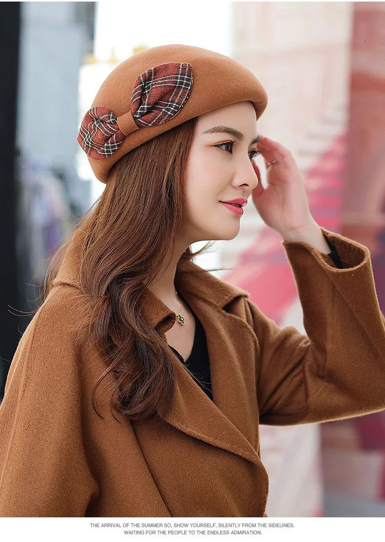 Wool Fascinator Hat For Women Felt Pillbox Hats Ladies Vintage Beret Cap Cocktail Fashion Wedding Derby Fedora Chapeau Femme