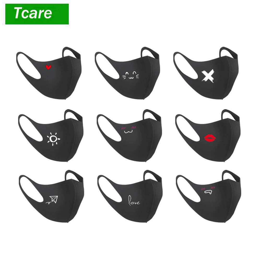 

1Pcs 3D Cropped Pollution Mask Anti Air Dust and Smoke Pollution Mask Washable Mask Made For Men Women and Kids