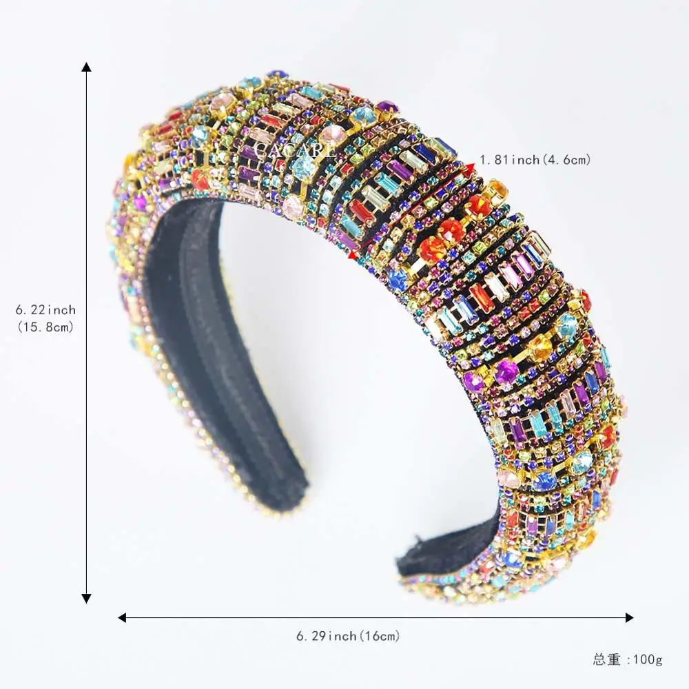 Luxury Rhinestones Headbands for Women Head Bands Jewelry Hairbands Ornaments Bridal Tiara F0012 Multi-Choices Retail Wholesale