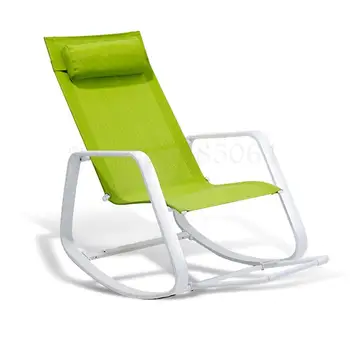 

Rocking Chair Recliner Easy Chair Balcony Deck Chair Elderly Chair Rocking Chair Leisure Sun Chair Back Chair