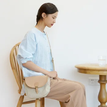 

Women Mini Bag Linen Small Shoulder Bags For Women Handbag Female Small Flap Bags Summer Crossbody Bag Lady Purses Messenger Bag