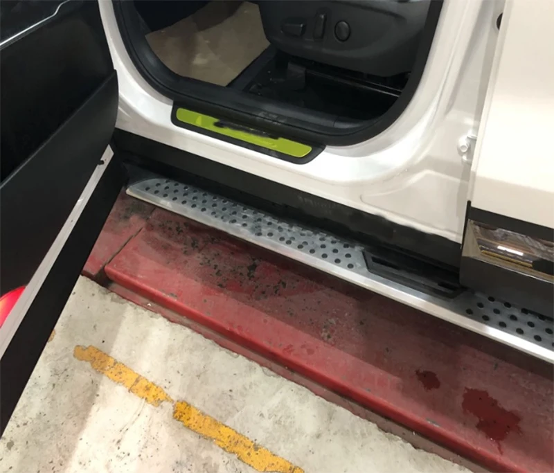 Боковые ступени автомобиля для Hyundai Santa Fe 2019 2020 подножка nerf балка новой боковой