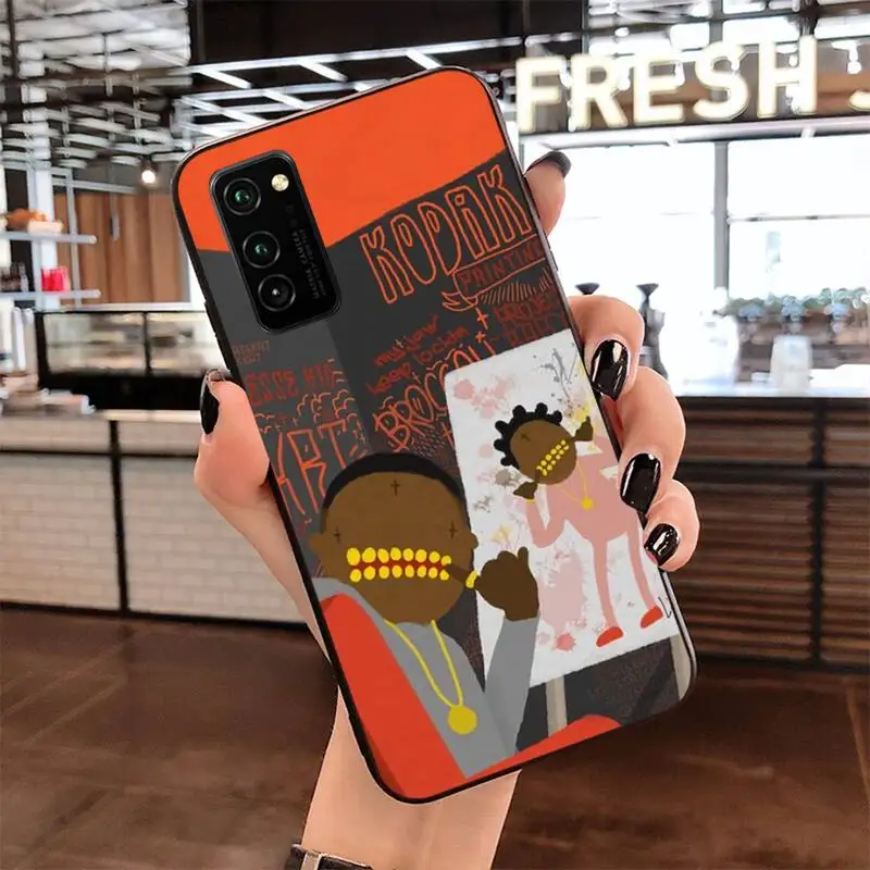 HPCHCJHM Kodak Black Rapper Bling Cute Phone Case for Samsung S20 plus Ultra S6 S7 edge S8 S9 plus S10 5G lite 2020